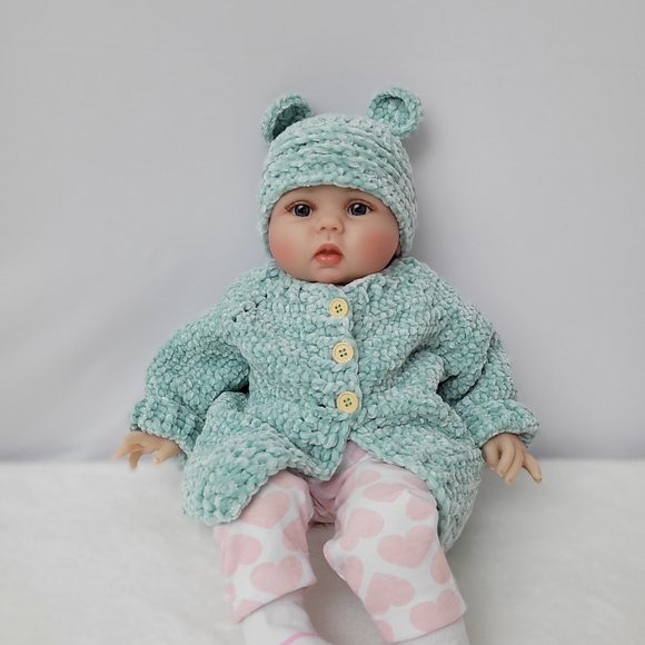 Crochet Baby Sweater and Hat Set - Picture 12 of 12